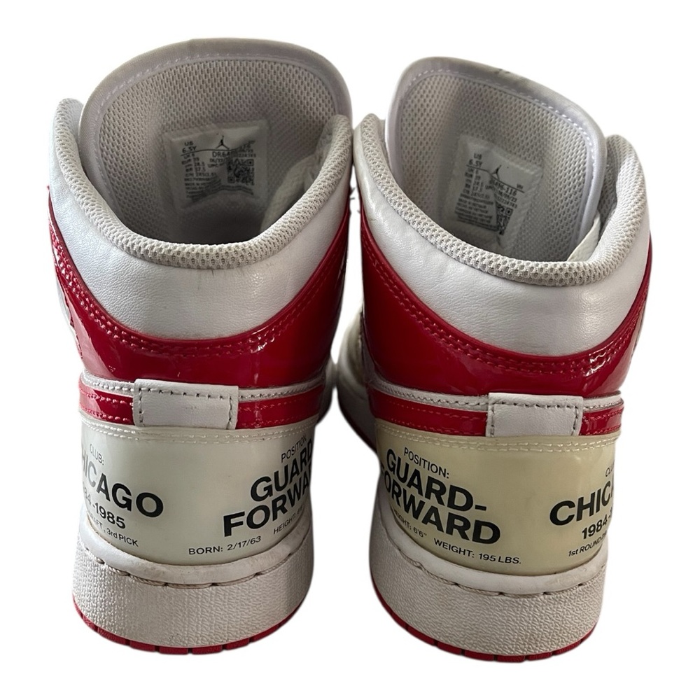 Nike Air Jordan 1 Mid SS Rookie Season University Red DR6496 116 Size 6.5Y / W8 - Picture 5 of 8